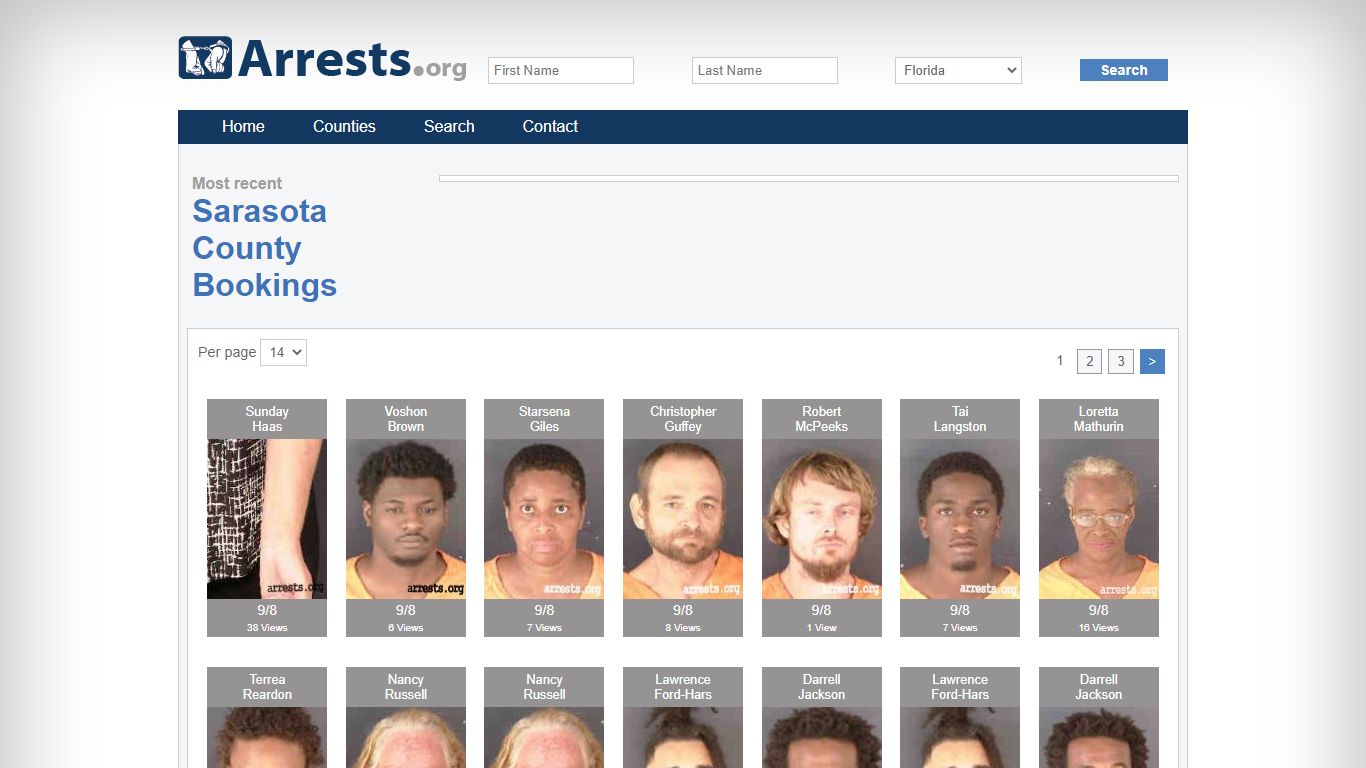 Sarasota County Arrests and Inmate Search